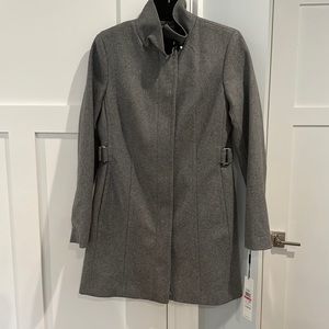 Calvin Klein Fitted Peacoat